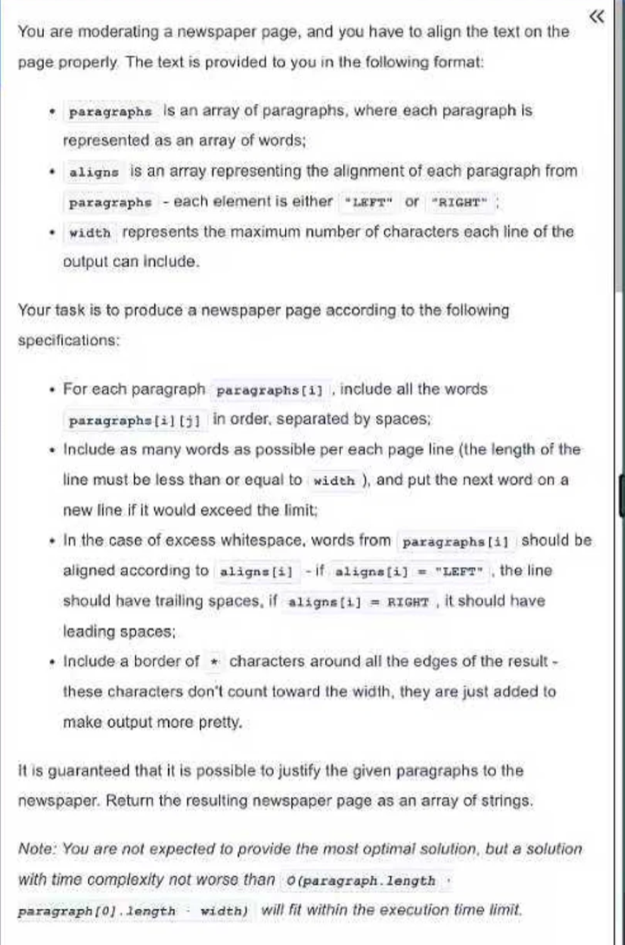 TikTok CodeSignal OA Q4